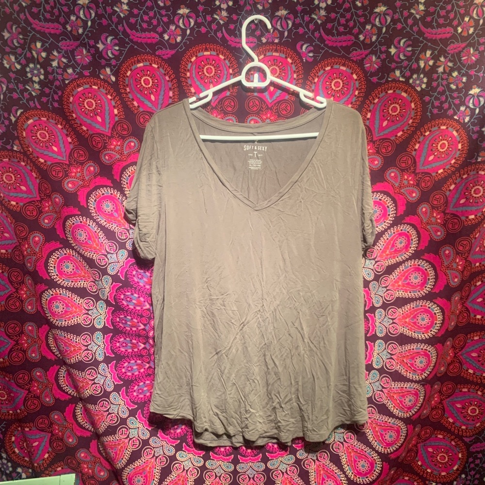 American Eagle Soft and Sexy Green Shirt